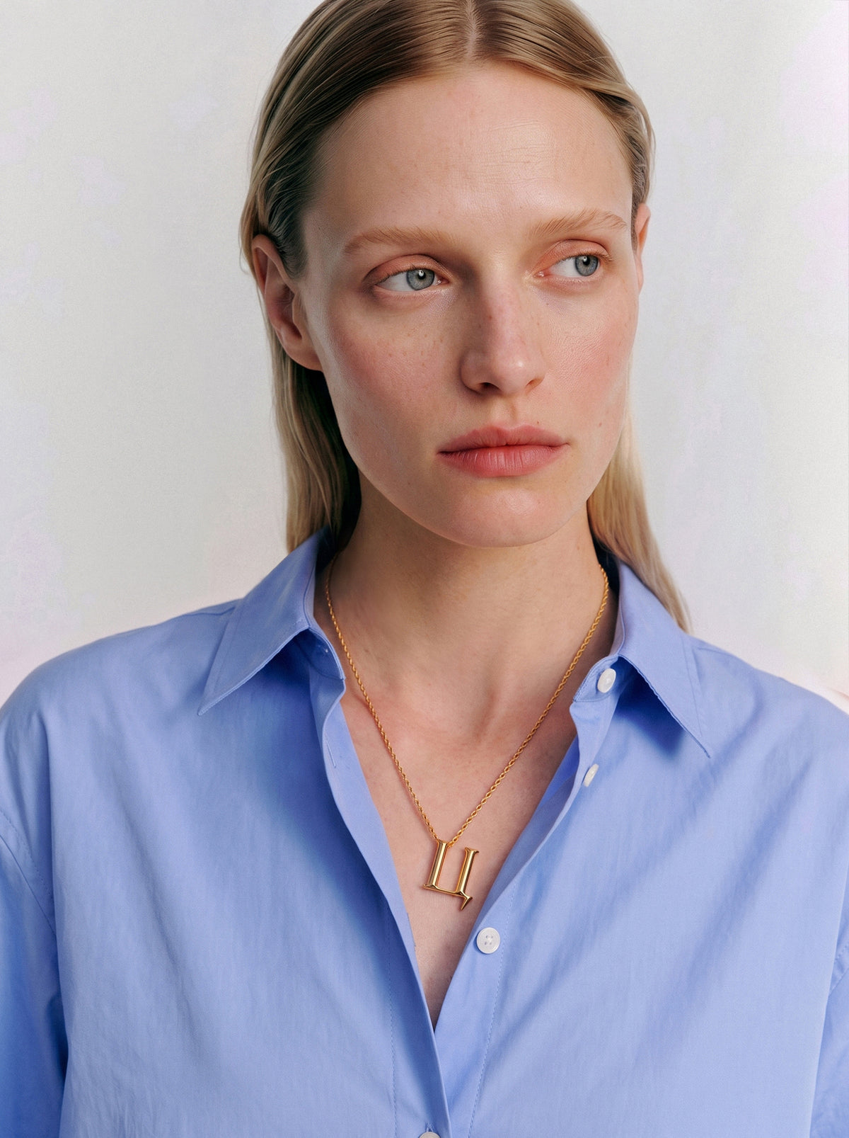 Narbut Pendant «Ц» Gold-Plated slide 2