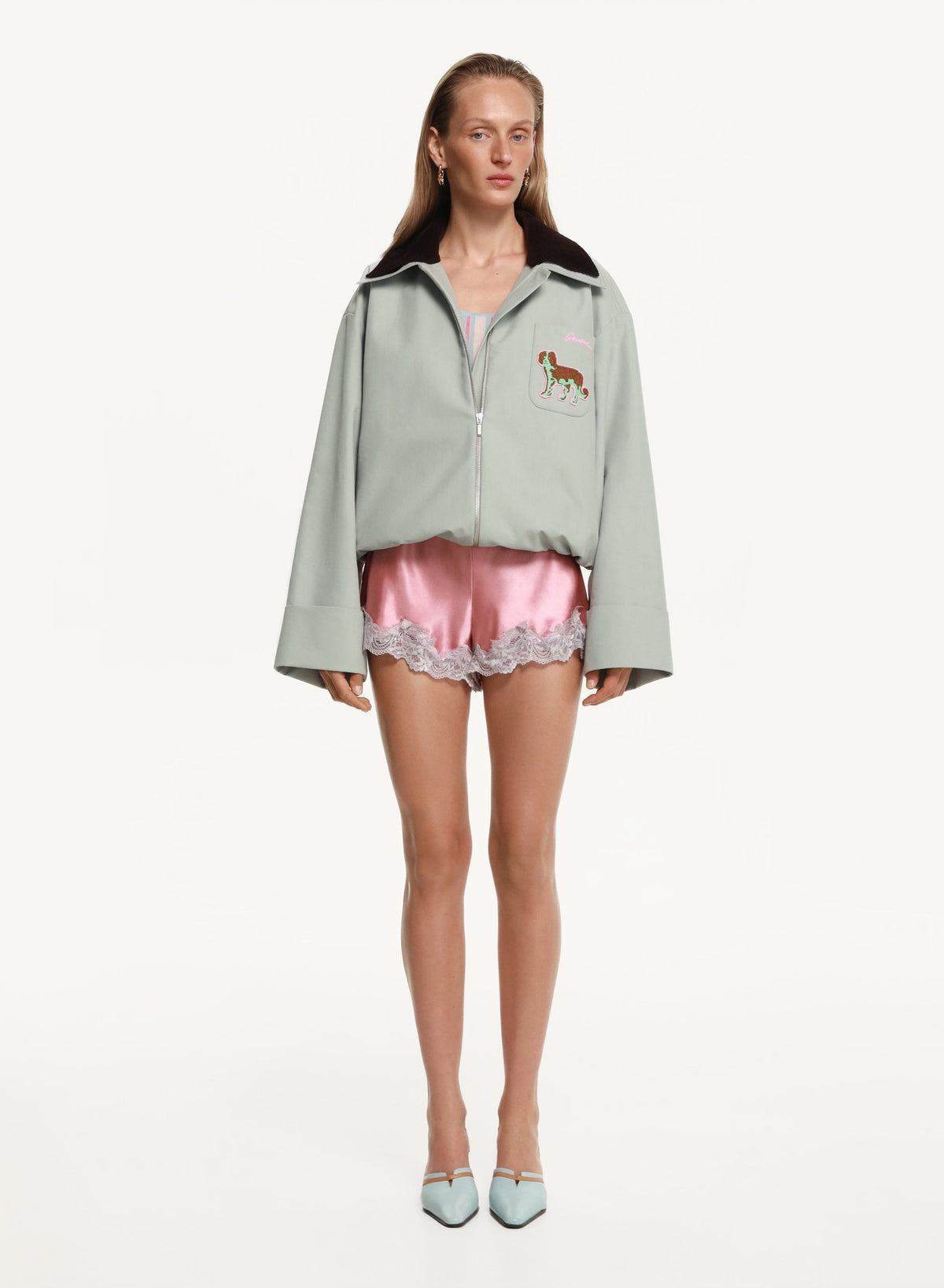 Riabchyk Patch-Detail Bomber Jacket