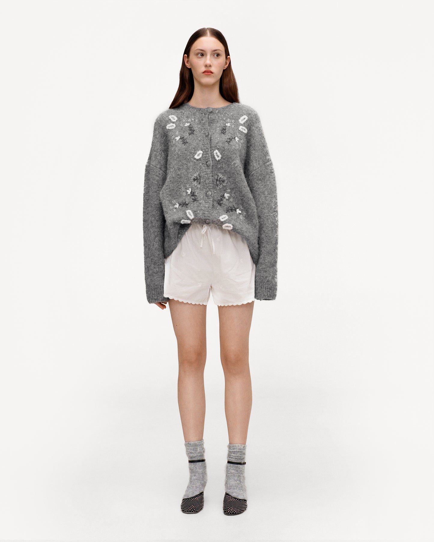 Squill Cardigan in Grey