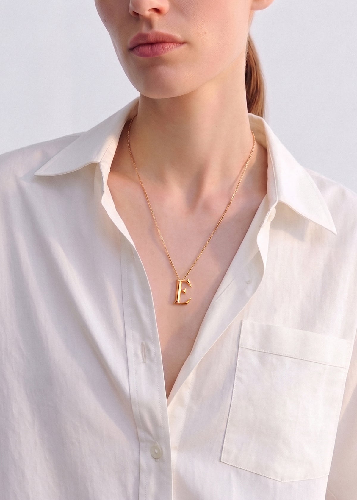 Narbut Pendant «Е» Gold-Plated slide 2