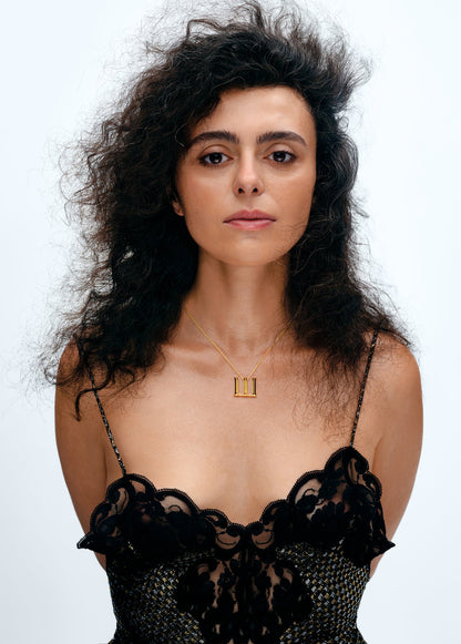 Narbut Pendant «Ш» Gold-Plated