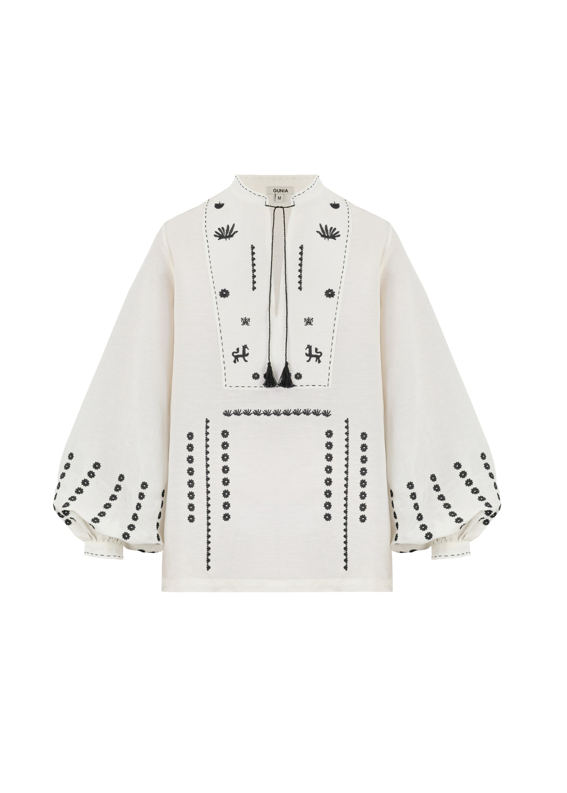 Aneta embroidered shirt slide 1
