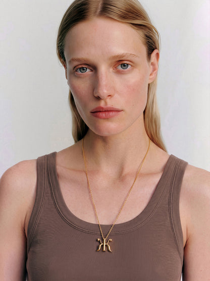 Narbut Pendant «Ж» Gold-Plated