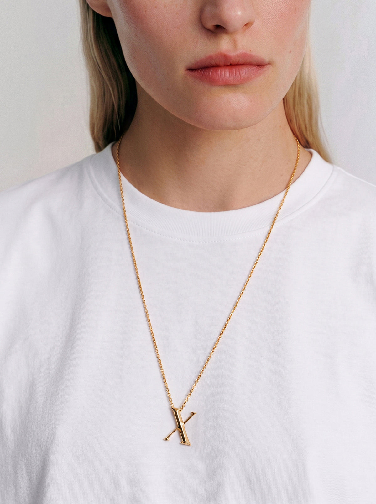 Narbut Pendant «Х» Gold-Plated