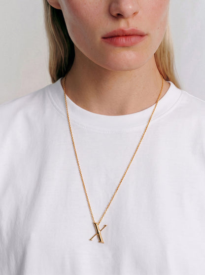 Narbut Pendant «Х» Gold-Plated