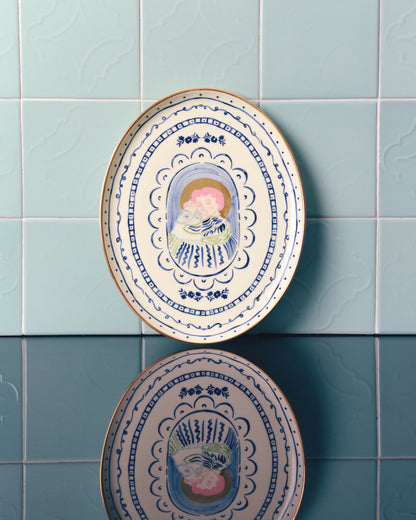 Ivan with Lamb Oval Plate