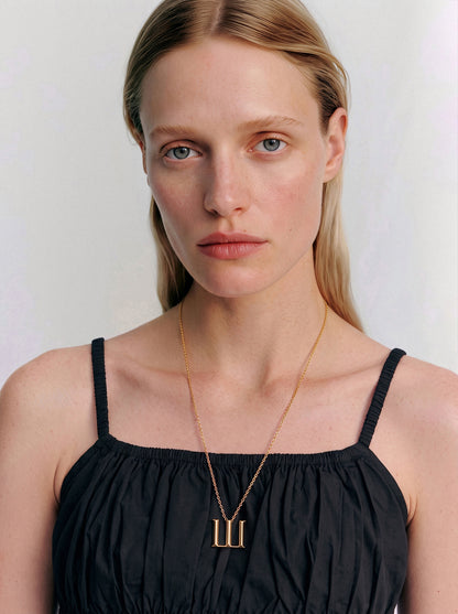 Narbut Pendant «Ш» Gold-Plated