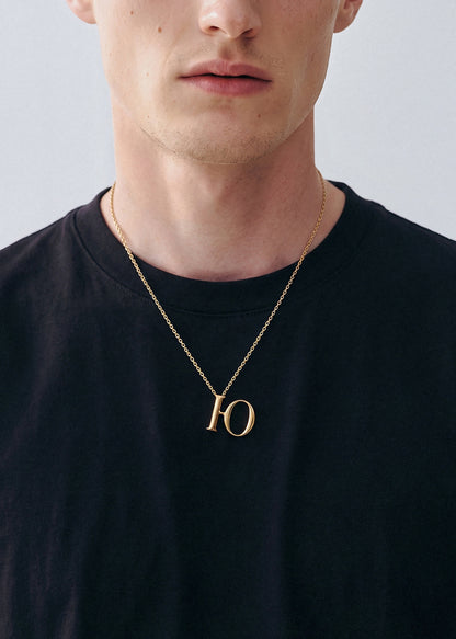 Narbut Pendant «Ю» Gold-Plated