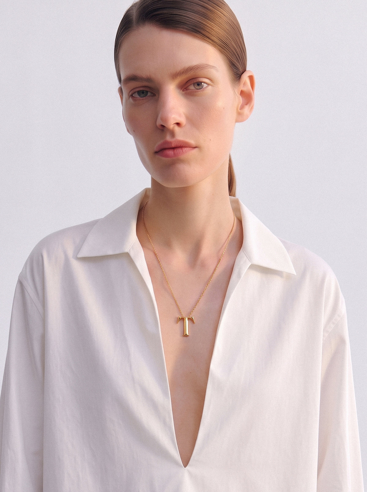 Narbut Pendant «Т» Gold-Plated