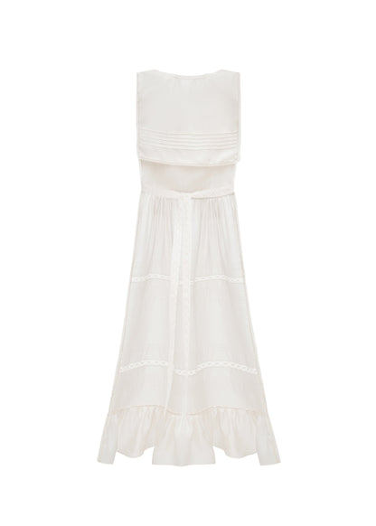 Lace Apron in Milk