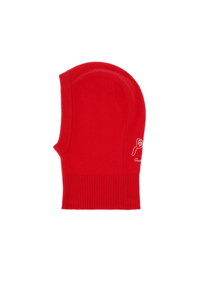 Riabchyk Cashmere Balaclava in Red