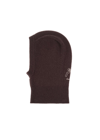 Riabchyk Cashmere Balaclava in Brown
