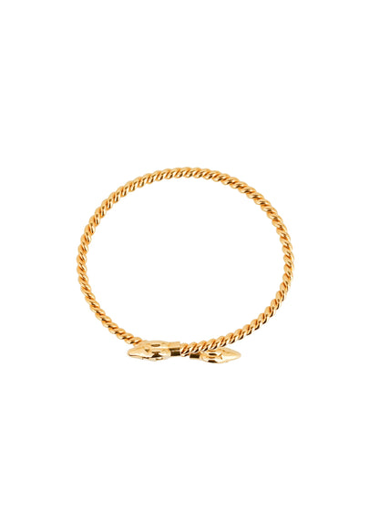 Twisted Bracelet with Goat Motif
