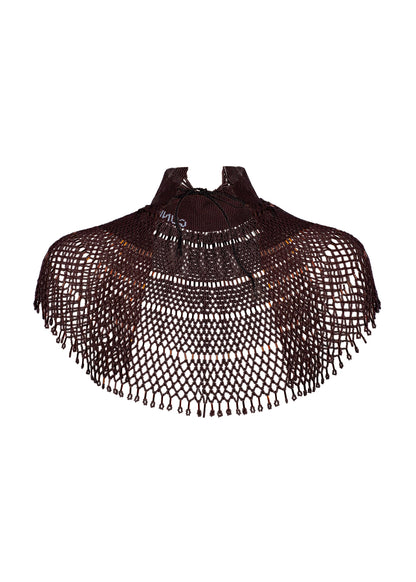 Kryza Necklace in Brown
