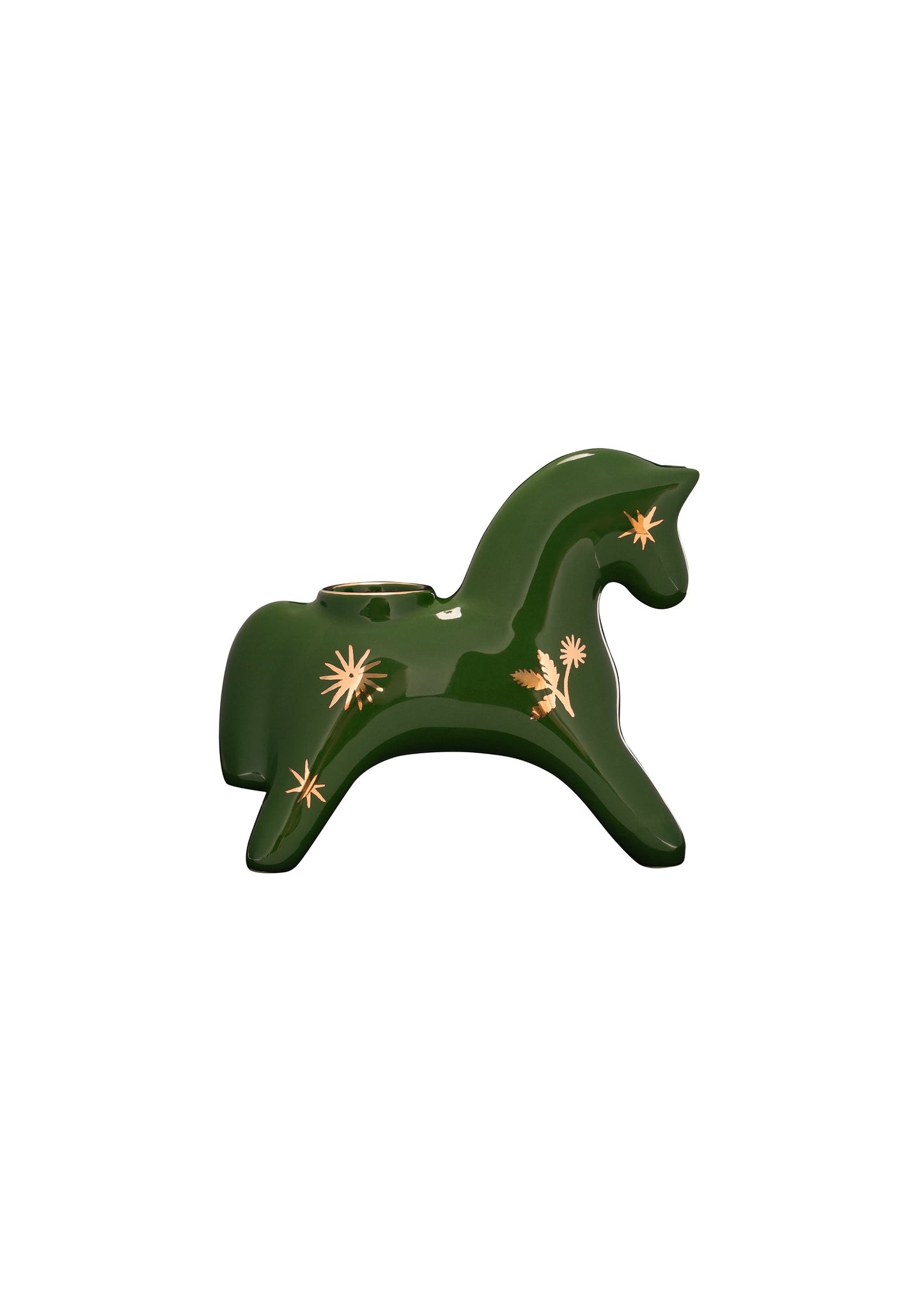Konyk Candle Holder in Green