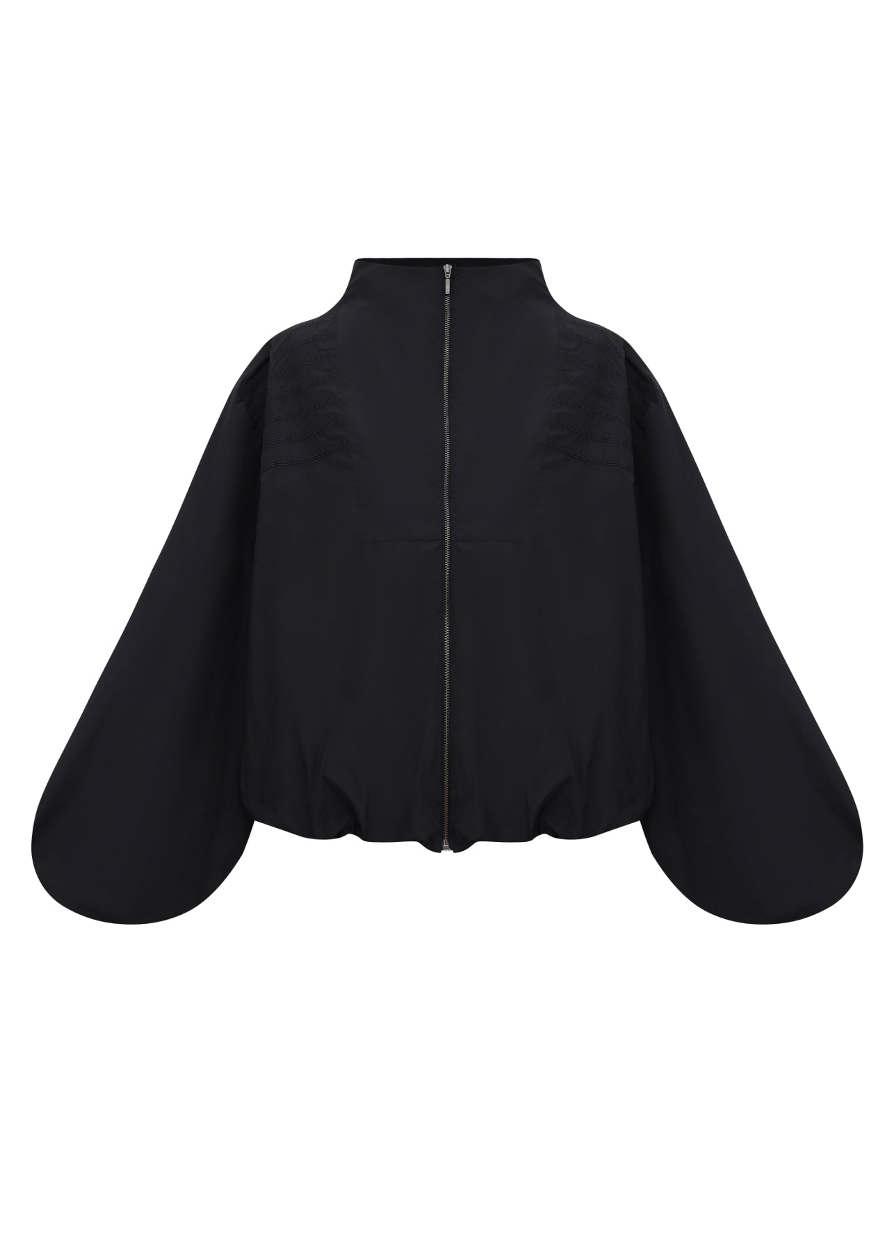 Embroidered Sports Jacket in black slide 1