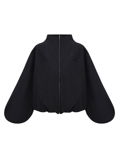 Embroidered Sports Jacket in black