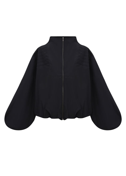 Embroidered Sports Jacket in black