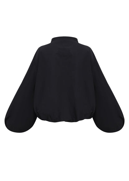 Embroidered Sports Jacket in black