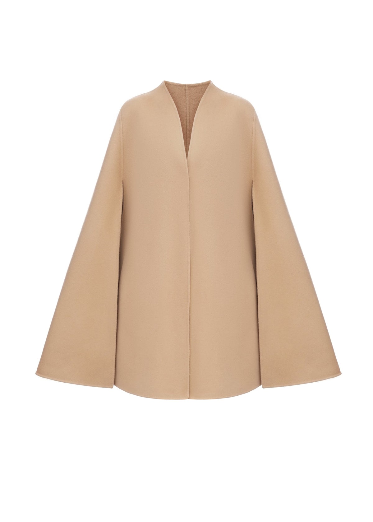 Guglia Cape Coat in Beige slide 3