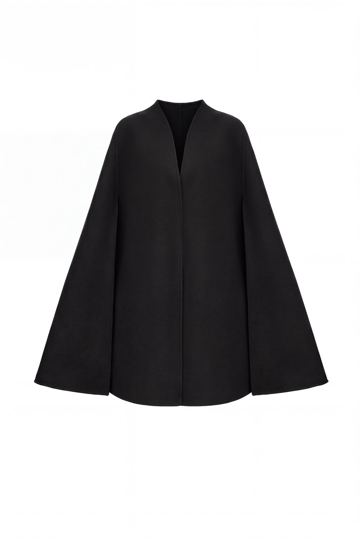 Guglia Cape Coat in Black