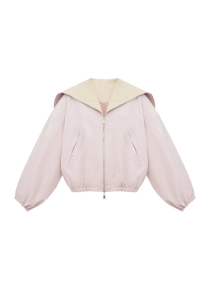 Riabchyk High-Collar Bomber Jacket