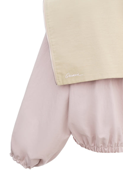 Riabchyk High-Collar Bomber Jacket