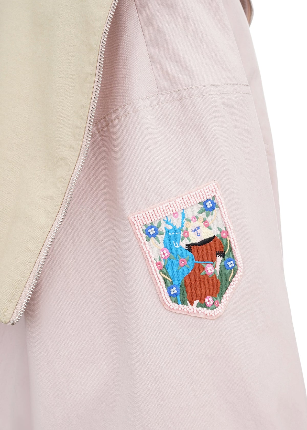 Riabchyk High-Collar Bomber Jacket slide 3
