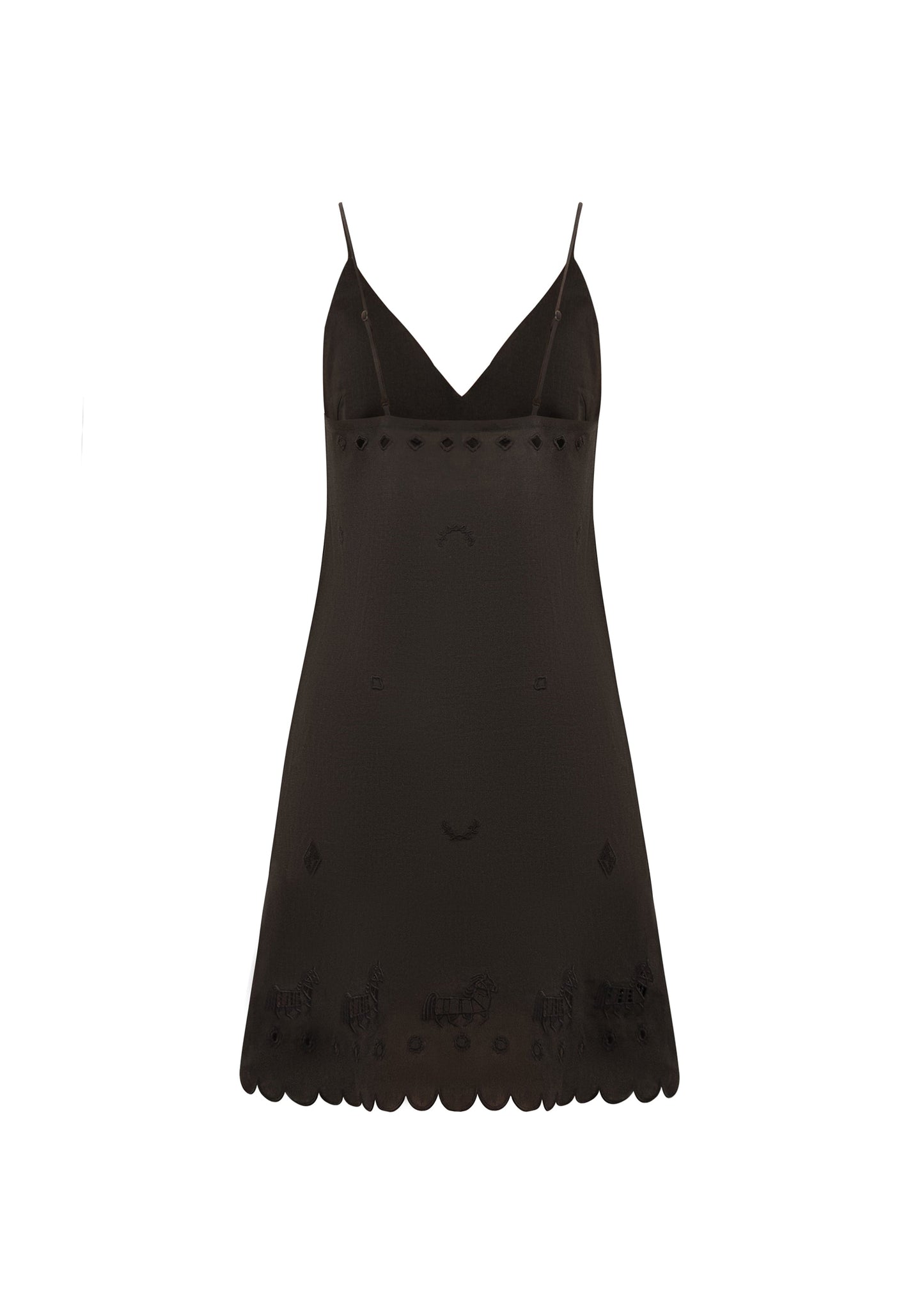 Oliviia Embroidered Mini Dress