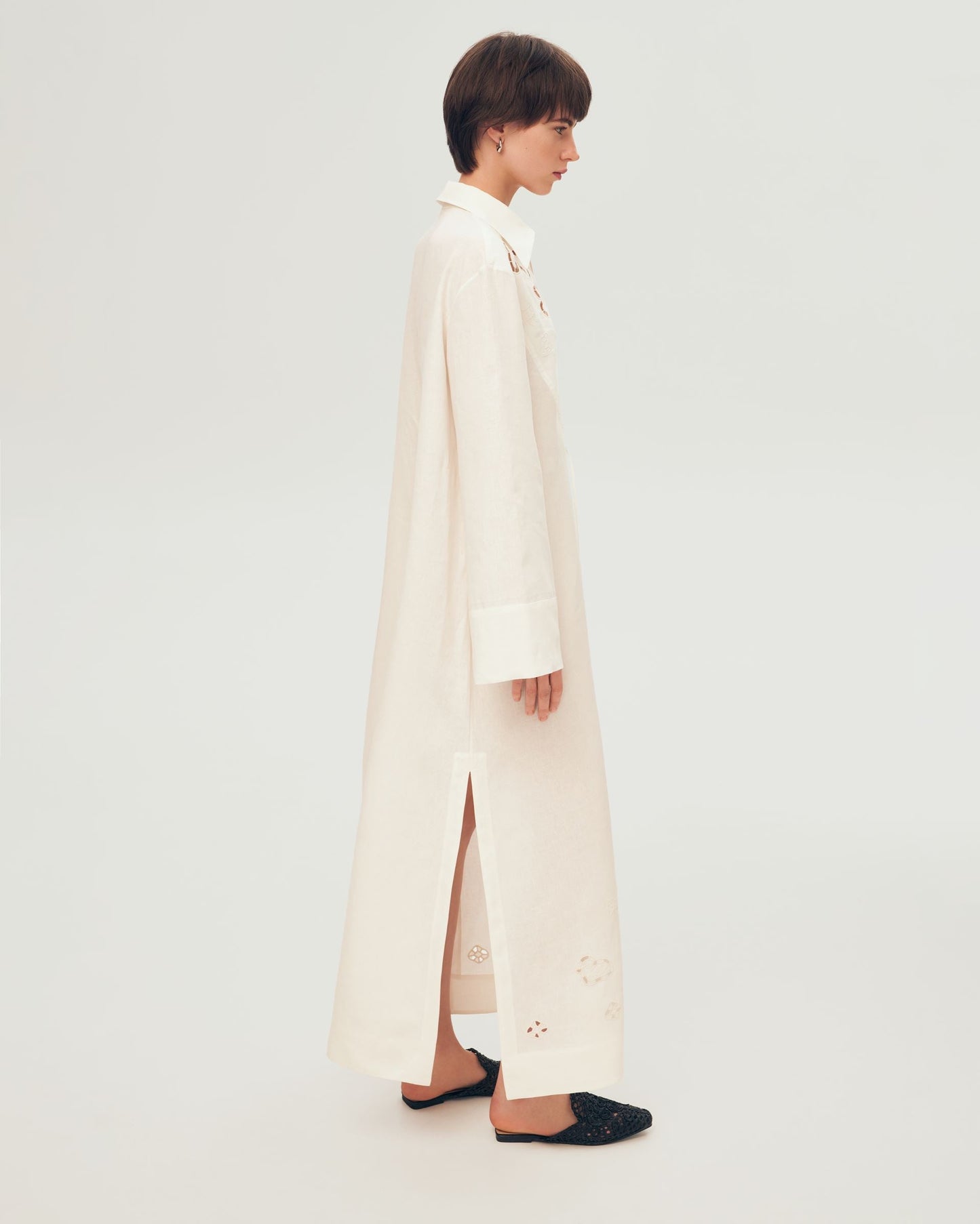 Onysiia Embroidered Linen Dress