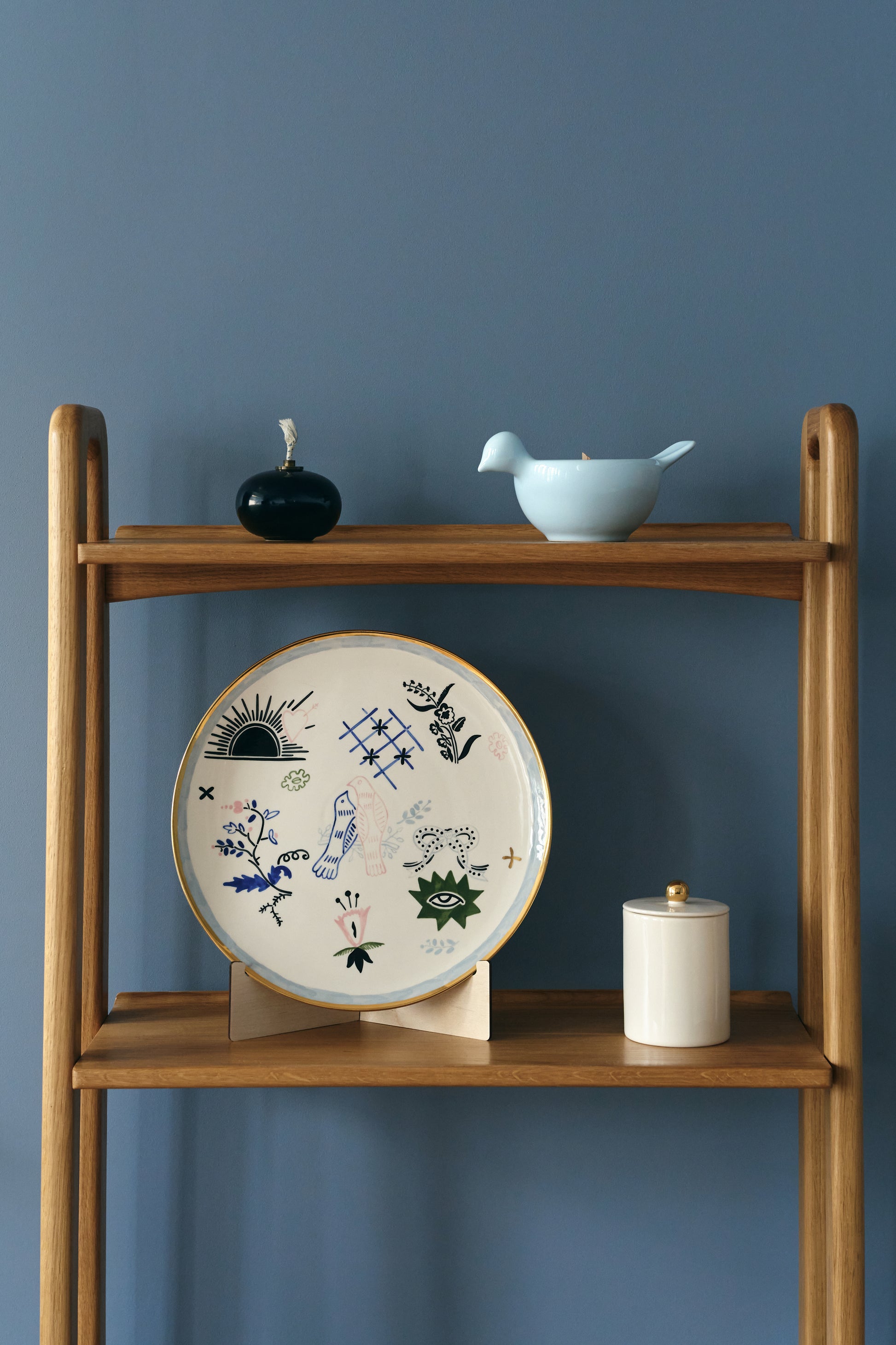 Bird Candle Periwinkle slide 3