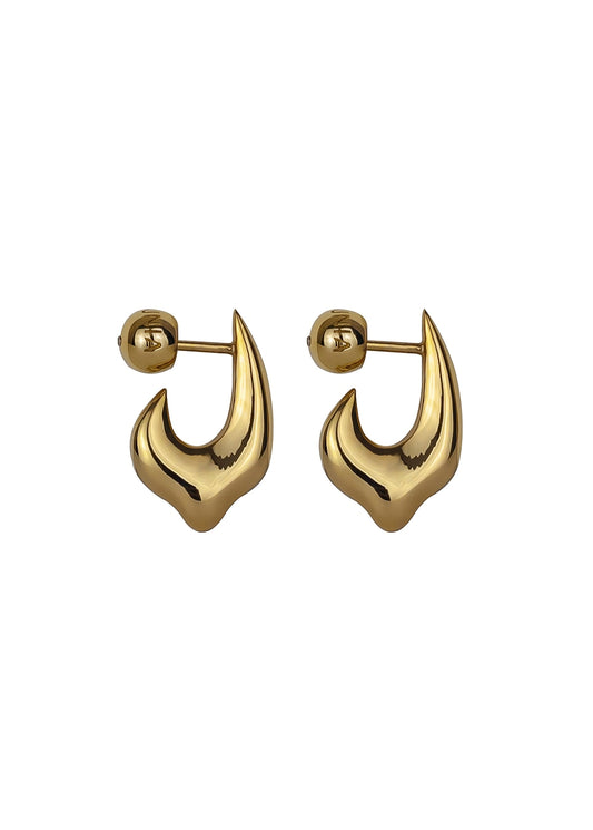 Gold Plated Earrings Kovtky