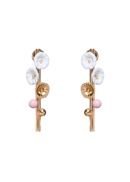 Malva Stem Earrings