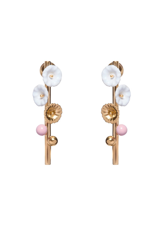 Malva Stem Earrings