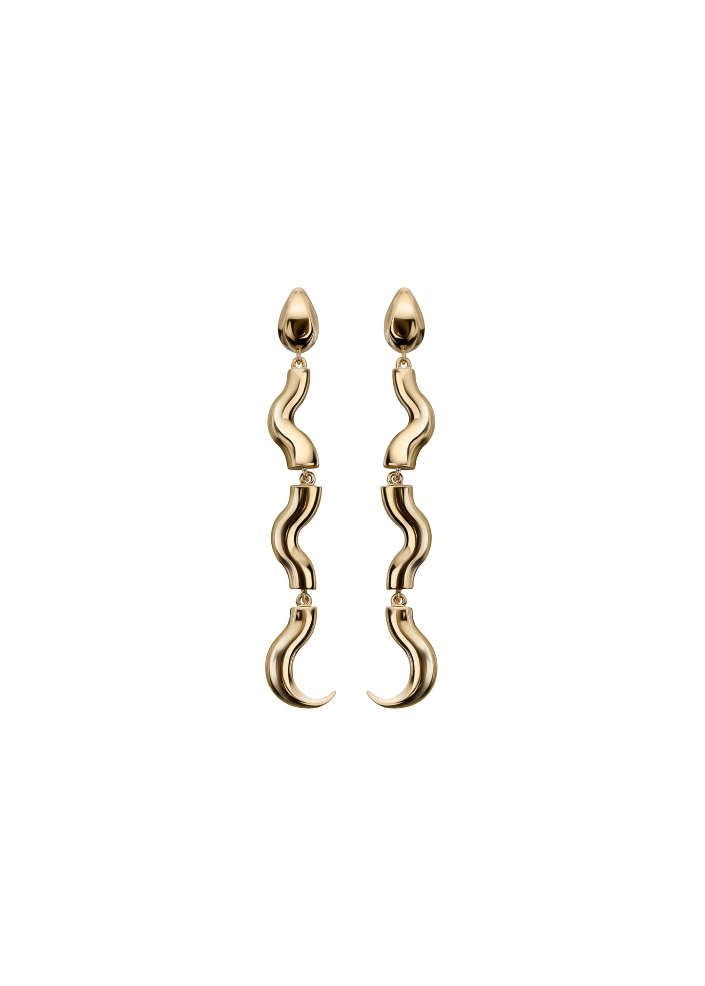 Serpent Drop Earrings