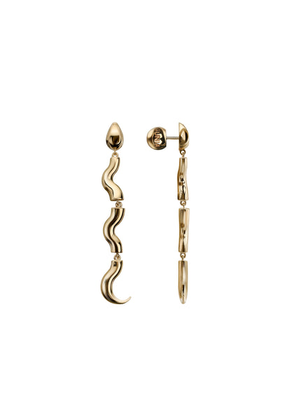 Serpent Drop Earrings