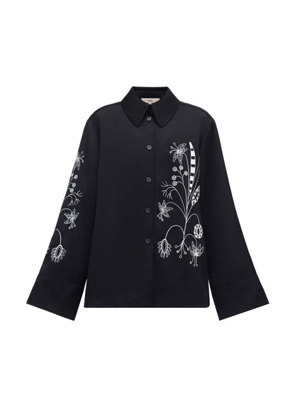 Fedora Embroidered Shirt
