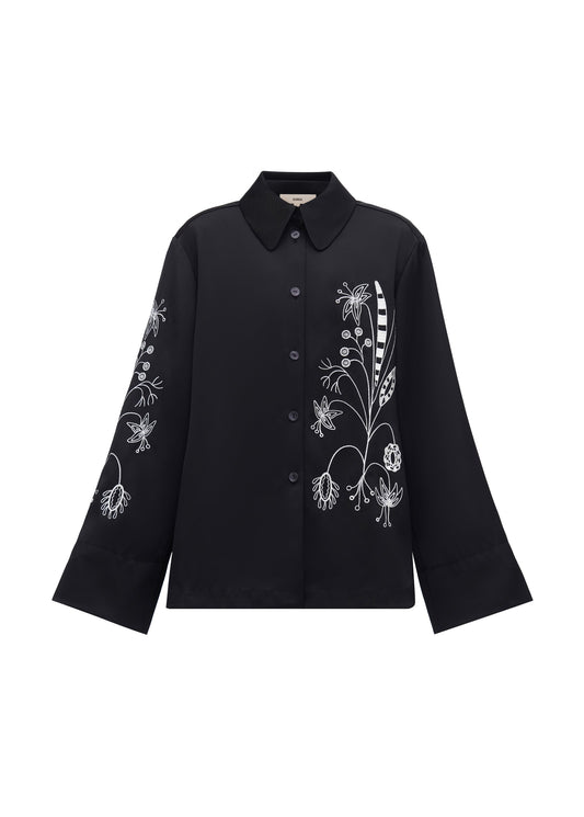Fedora Embroidered Shirt