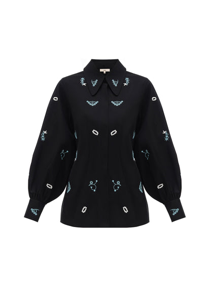 Afiia Embroidered Shirt