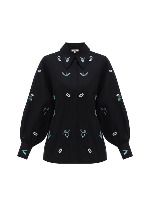 Afiia Embroidered Shirt