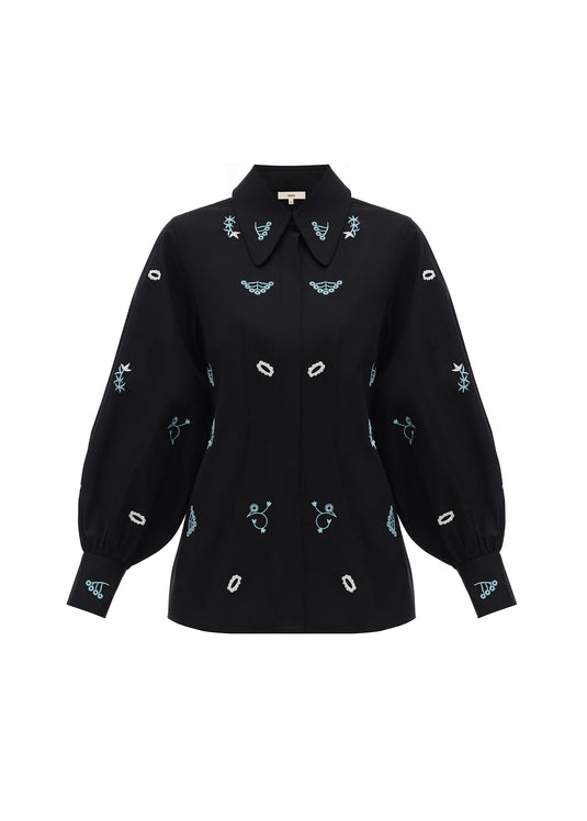 Afiia Embroidered Shirt