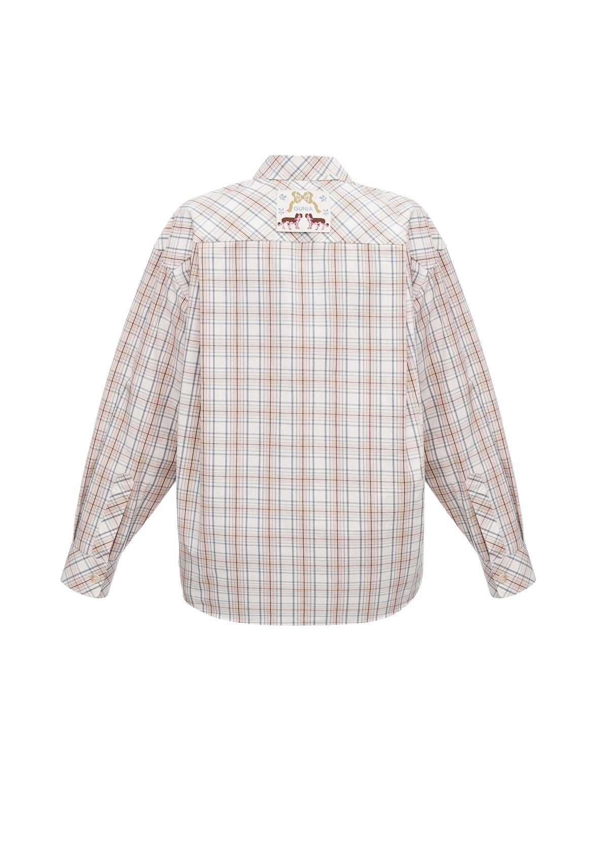 Riabchyk Plaid Embroidered Shirt in Light