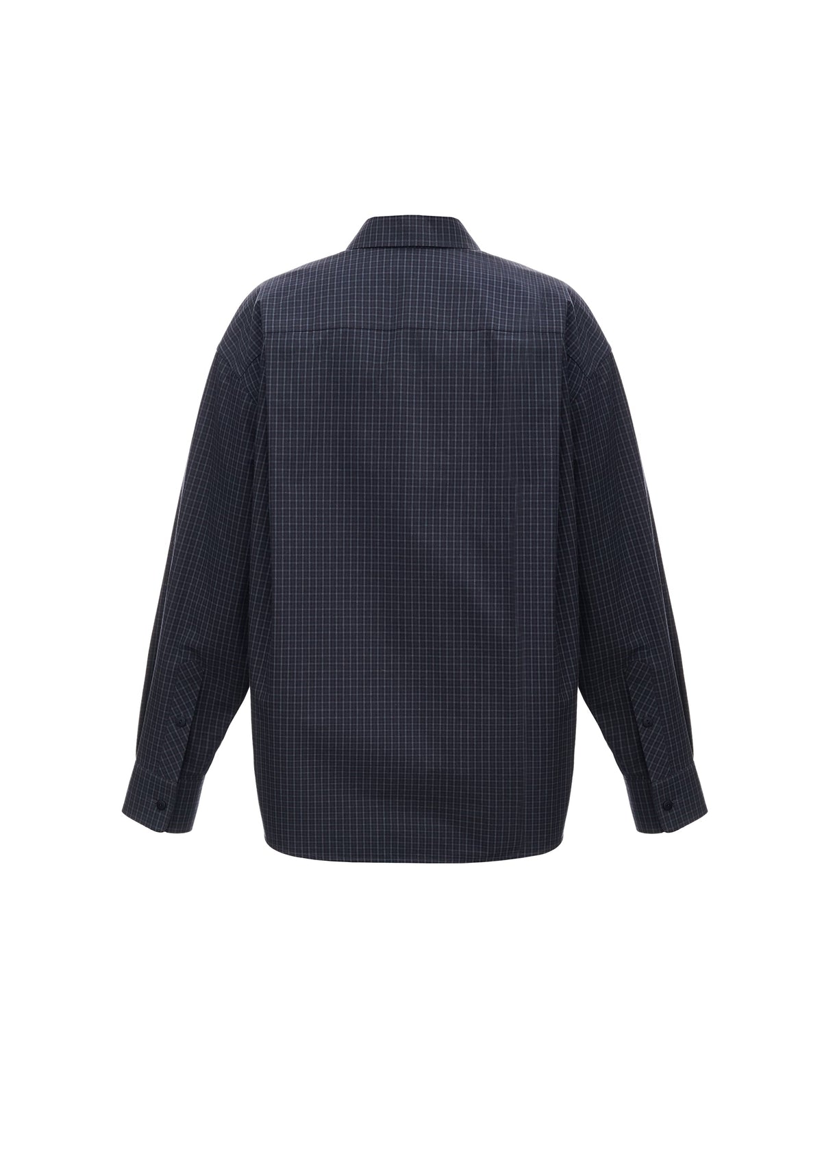 Riabchyk Plaid Embroidered Shirt in Dark