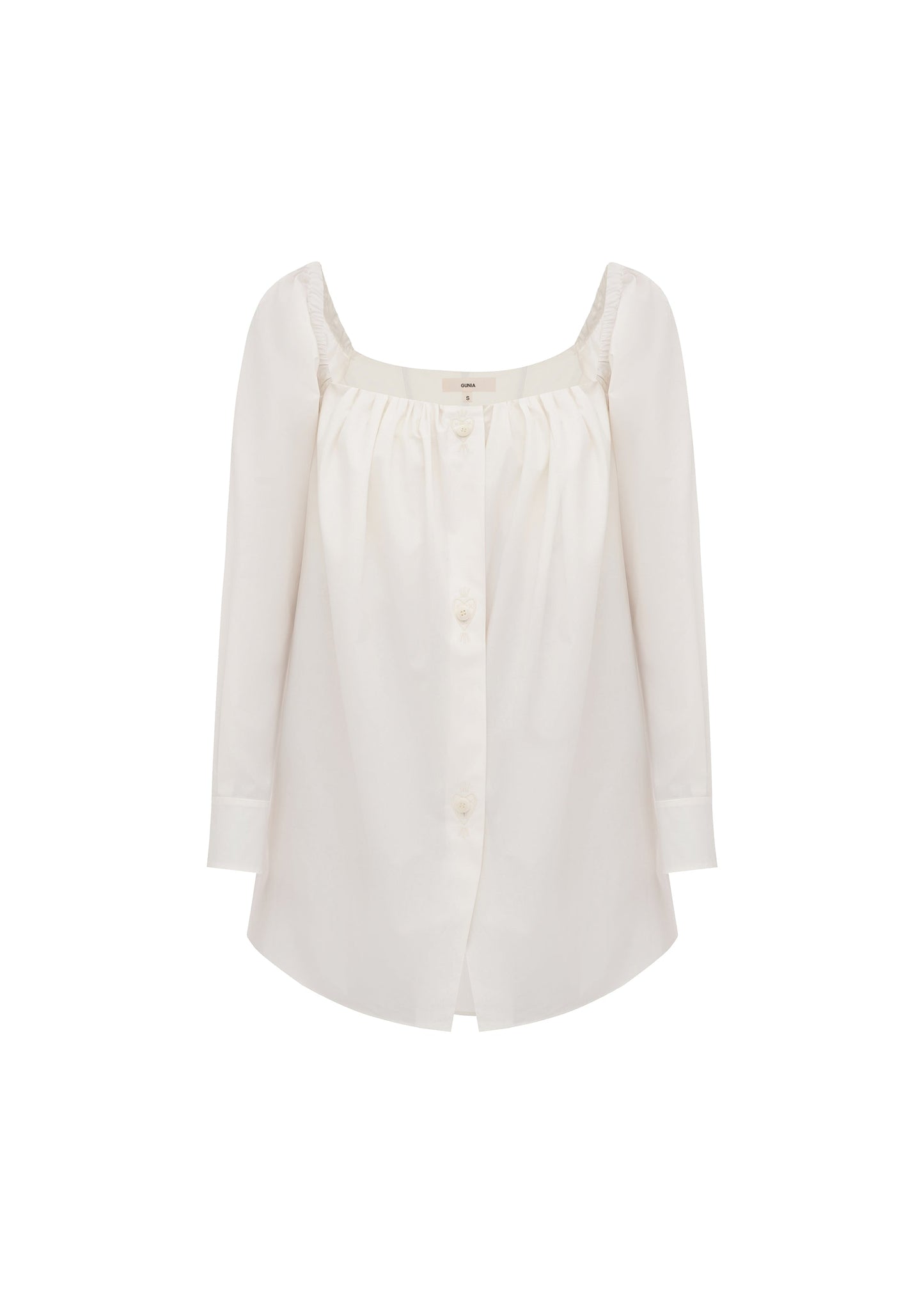 Oryslava Embroidered Shirt in Milk