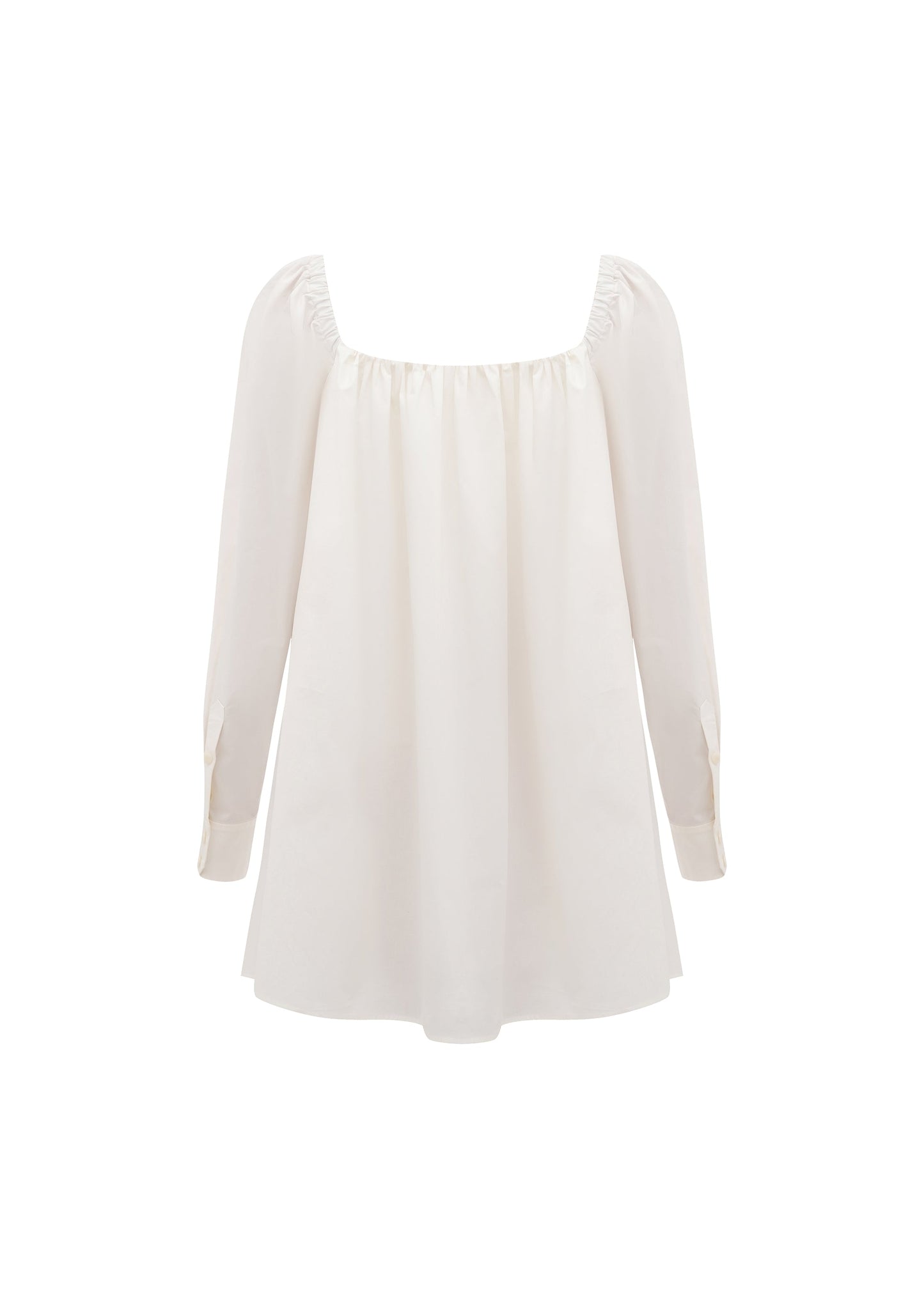 Oryslava Embroidered Shirt in Milk