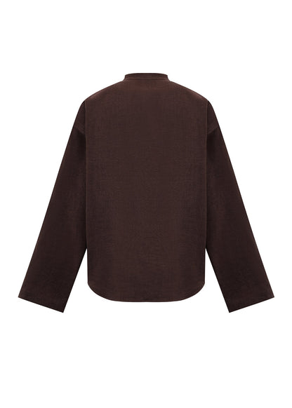 Yarema Male Shirt in brown