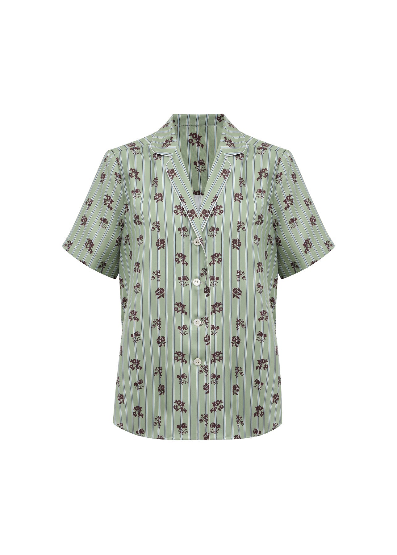 Silk Shirt in Yahidka Pattern
