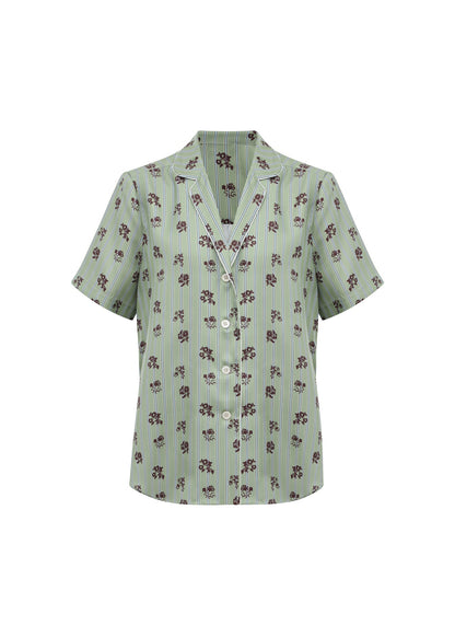 Silk Shirt in Yahidka Pattern