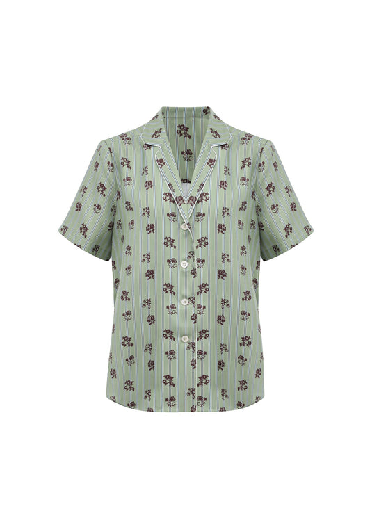 Silk Shirt in Yahidka Pattern