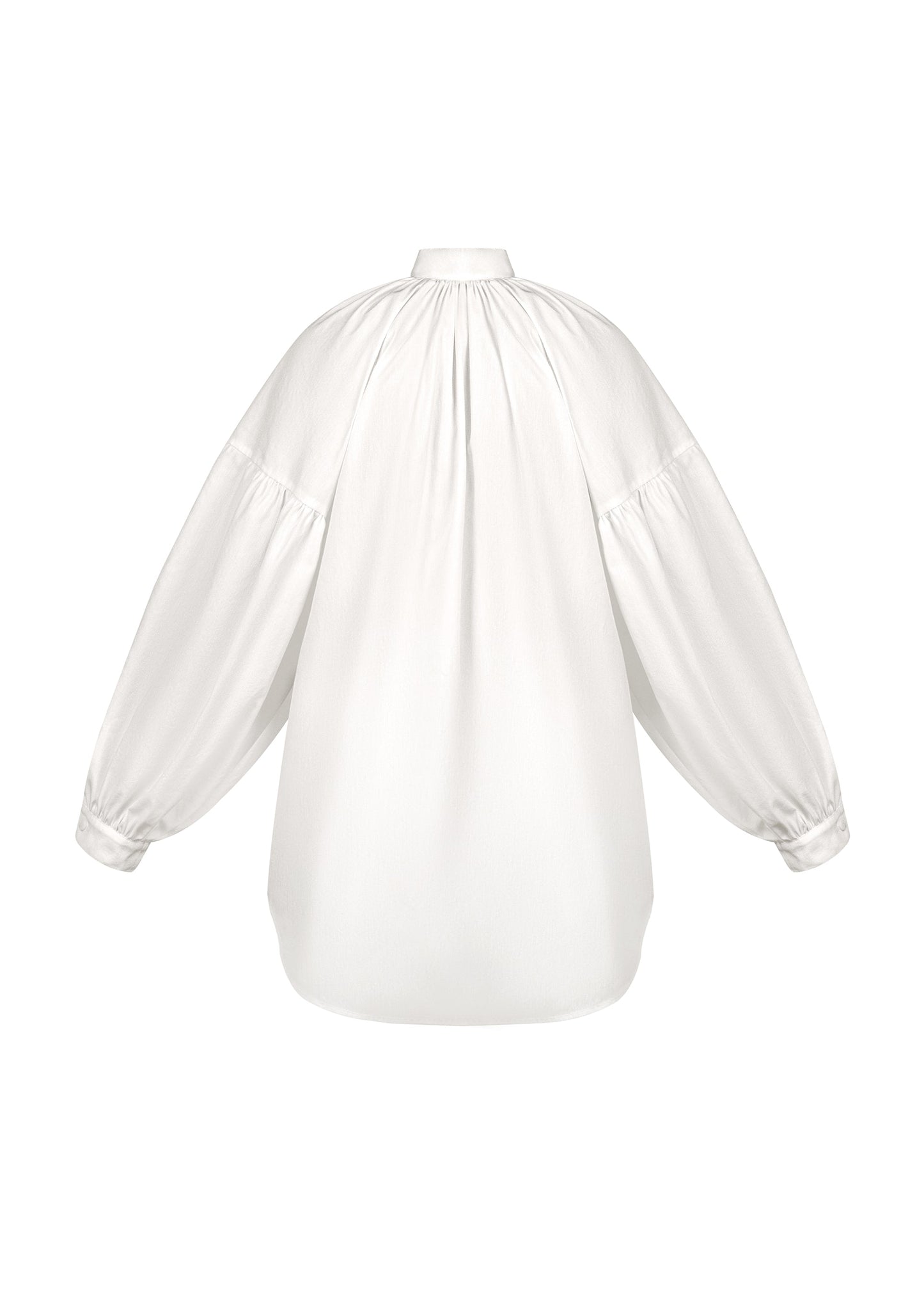 Kylyna Embroidered Shirt in Milk